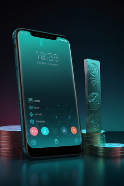 Smartphone con app casino